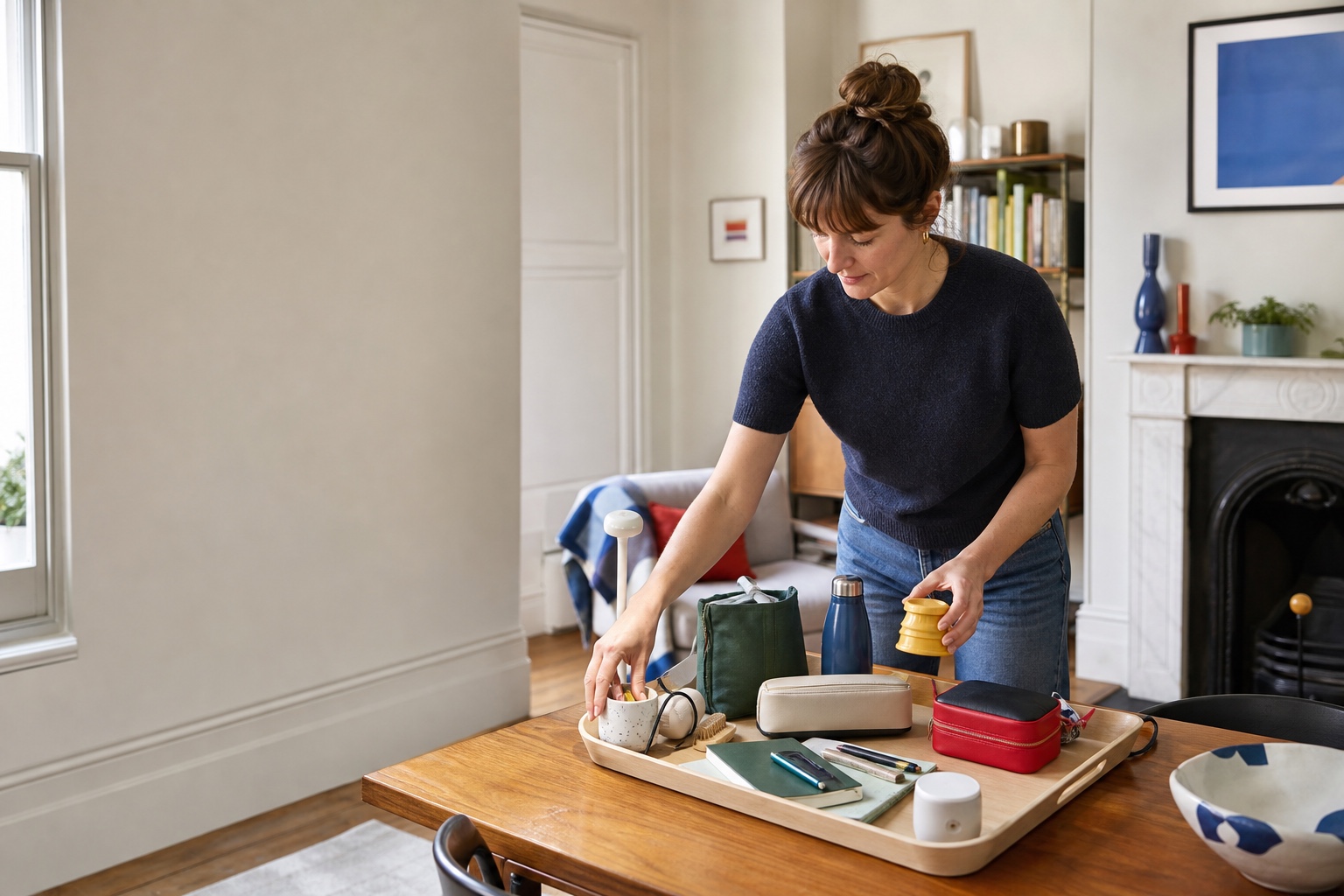 A bright home filled with useful everyday objects