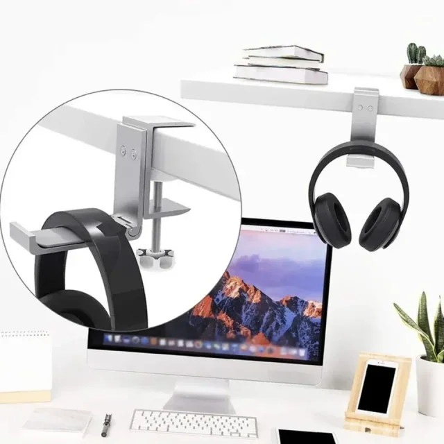 UnderDesk Headphone Hanger